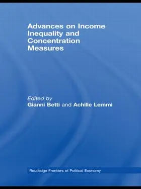 Betti / Lemmi |  Advances on Income Inequality and Concentration Measures | Buch |  Sack Fachmedien