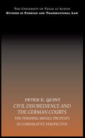 Quint |  Civil Disobedience and the German Courts | Buch |  Sack Fachmedien