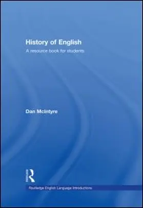 McIntyre | History of English | Buch | 978-0-415-44430-9 | sack.de