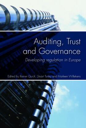 Quick / Turley / Willekens | Auditing, Trust and Governance | Buch | 978-0-415-44890-1 | sack.de