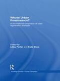 Porter / Shaw |  Whose Urban Renaissance? | Buch |  Sack Fachmedien