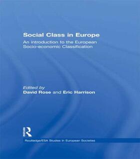 Rose / Harrison |  Social Class in Europe | Buch |  Sack Fachmedien
