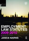 Nairns |  Employment Law Statutes 2009-2010 | Buch |  Sack Fachmedien