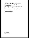 Apel |  Central Banking Systems Compared | Buch |  Sack Fachmedien