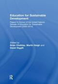 Chalkley / Haigh / Higgitt |  Education for Sustainable Development | Buch |  Sack Fachmedien