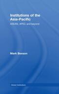Beeson |  Institutions of the Asia-Pacific | Buch |  Sack Fachmedien