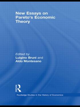 Bruni / Montesano |  New Essays on Pareto's Economic Theory | Buch |  Sack Fachmedien