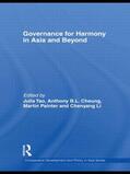 Tao / Cheung / Painter |  Governance for Harmony in Asia and Beyond | Buch |  Sack Fachmedien
