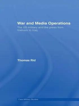 Rid |  War and Media Operations | Buch |  Sack Fachmedien
