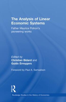 Bidard / Erreygers | The Analysis of Linear Economic Systems | Buch | sack.de