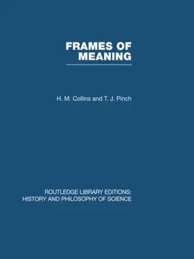 Collins / Pinch |  Frames of Meaning | Buch |  Sack Fachmedien