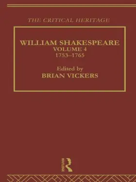 Vickers | William Shakespeare | Buch | 978-0-415-48729-0 | sack.de