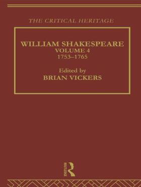 Vickers | William Shakespeare | Buch | 978-0-415-48729-0 | sack.de