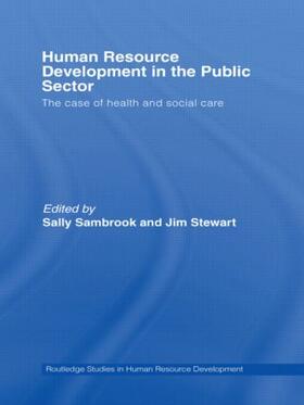 Sambrook / Stewart |  Human Resource Development in the Public Sector | Buch |  Sack Fachmedien