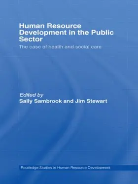 Sambrook / Stewart |  Human Resource Development in the Public Sector | Buch |  Sack Fachmedien