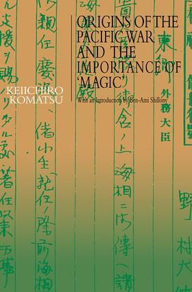 Komatsu | Origins of the Pacific War and the Importance of 'Magic' | Buch | 978-0-415-48998-0 | sack.de