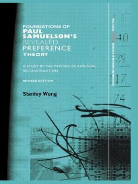 Wong | Foundations of Paul Samuelson's Revealed Preference Theory | Buch | 978-0-415-49372-7 | sack.de