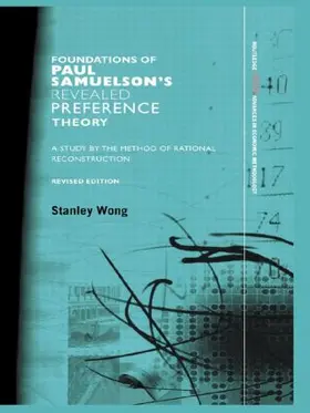 Wong |  Foundations of Paul Samuelson's Revealed Preference Theory | Buch |  Sack Fachmedien