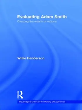 Henderson |  Evaluating Adam Smith | Buch |  Sack Fachmedien