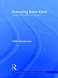 Henderson |  Evaluating Adam Smith | Buch |  Sack Fachmedien