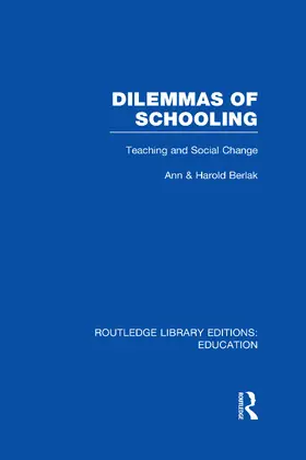 Berlak |  Routledge Library Editions: Education Mini-Set L Sociology of Education | Buch |  Sack Fachmedien