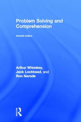 Whimbey / Lochhead / Narode |  Problem Solving & Comprehension | Buch |  Sack Fachmedien