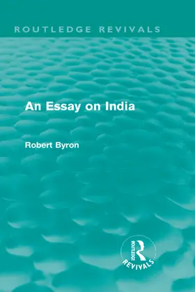 Byron |  An Essay on India | Buch |  Sack Fachmedien