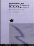 Cutt / Murray |  Accountability and Effectiveness Evaluation in Nonprofit Organizations | Buch |  Sack Fachmedien