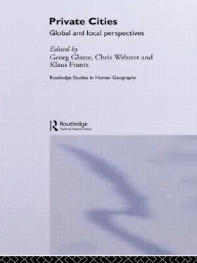 Glasze / Webster / Frantz |  Private Cities | Buch |  Sack Fachmedien