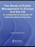 Kickert |  The Study of Public Management in Europe and the US | Buch |  Sack Fachmedien