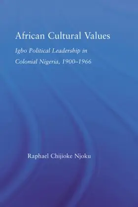 Njoku |  African Cultural Values | Buch |  Sack Fachmedien