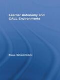 Schwienhorst |  Learner Autonomy and CALL Environments | Buch |  Sack Fachmedien