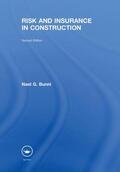 Bunni |  Risk and Insurance in Construction | Buch |  Sack Fachmedien