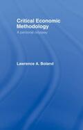 Boland |  Critical Economic Methodology | Buch |  Sack Fachmedien