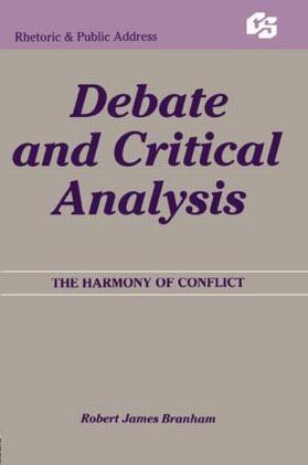 Branham |  Debate and Critical Analysis | Buch |  Sack Fachmedien