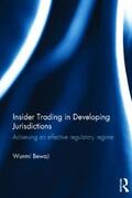 Bewaji |  Insider Trading in Developing Jurisdictions | Buch |  Sack Fachmedien