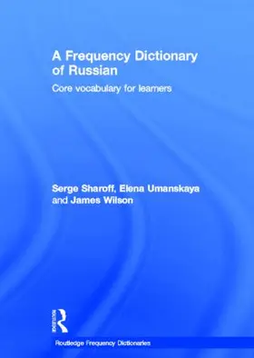 Sharoff / Umanskaya / Wilson |  A Frequency Dictionary of Russian | Buch |  Sack Fachmedien