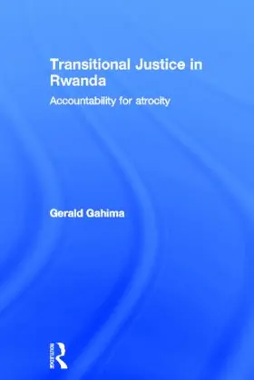 Gahima |  Transitional Justice in Rwanda | Buch |  Sack Fachmedien