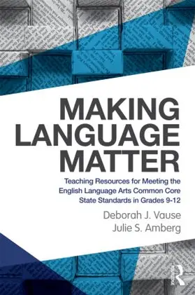 Vause / Amberg | Making Language Matter | Buch | 978-0-415-52800-9 | sack.de