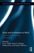 Gollan / Kaufman / Taras |  Voice and Involvement at Work | Buch |  Sack Fachmedien