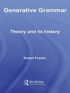Freidin |  Generative Grammar | Buch |  Sack Fachmedien