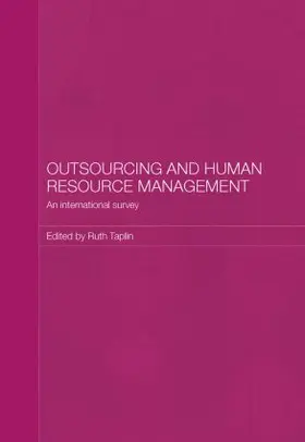 Taplin |  Outsourcing and Human Resource Management | Buch |  Sack Fachmedien
