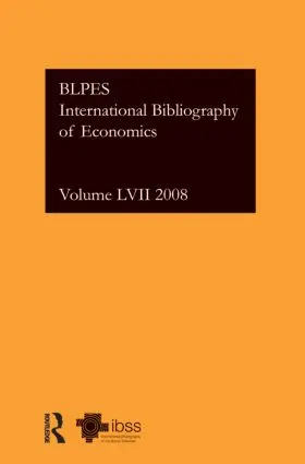  IBSS: Economics: 2008 Vol.57 | Buch |  Sack Fachmedien