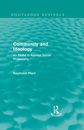 Plant |  Community and Ideology | Buch |  Sack Fachmedien