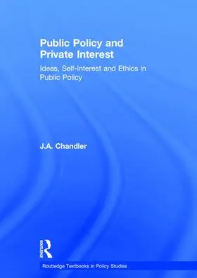Chandler |  Public Policy and Private Interest | Buch |  Sack Fachmedien