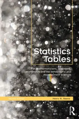 Neave | Statistics Tables | Buch | 978-0-415-56345-1 | sack.de