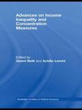 Betti / Lemmi |  Advances on Income Inequality and Concentration Measures | Buch |  Sack Fachmedien