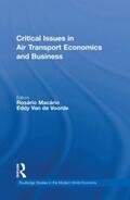 Macário / Van de Voorde |  Critical Issues in Air Transport Economics and Business | Buch |  Sack Fachmedien