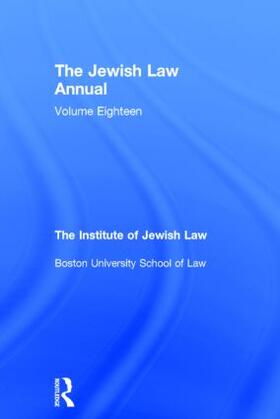 Lifshitz |  The Jewish Law Annual Volume 18 | Buch |  Sack Fachmedien
