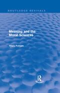 Putnam |  Meaning and the Moral Sciences | Buch |  Sack Fachmedien